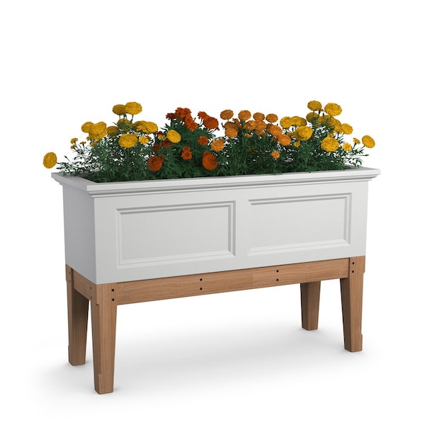 Fairfield Elevated Garden Bed, White